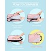 Compression Packing Cubes for Travel, 6 Set Travel Packing Cubes for Suitcases, Compression Suitcase Organizers Bag Set - 4 of 4