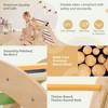 GOTGELIF 3-in-1 Montessori Climber Set with Mat & Decorative Cloth - Toddler Wooden Play Arch with Slide & Climbing Ramp - 2 of 4