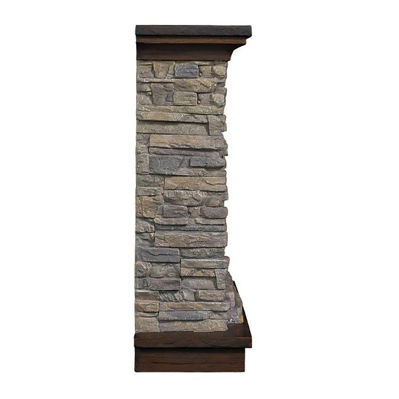 Duraflame Austin 33.5" W x 33" H x 11" D Infrared Electric Fireplace Mantel Package - Smoky Gray, 4 of 7