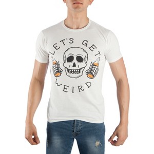 Men's Workaholics Quote Let's Get Weird Shirt - 1 of 1