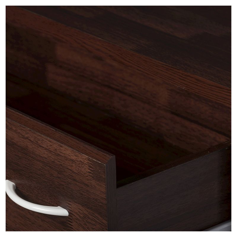 Mayson Modern and Contemporary Wood 4 Drawer Storage Chest Oak Brown Finish - Baxton Studio, 6 of 8