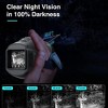 Monocular Night Vision Goggles, 1080P Full Photo & Video Portable Night Vision, 5X Digital Zoom Travel Infrared Monoculars for Camping Travel - 3 of 4
