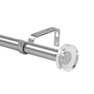Urbanest 1-inch Diameter Crystal Disc Adjustable Single Drapery Curtain Rod - 1 of 2