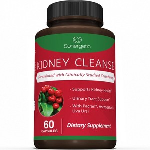 Premium Kidney Cleanse Supplement – Powerful Kidney Support Formula with Cranberry Extract Helps Support Healthy Kidneys & Urinary Tract Support - 1 of 3