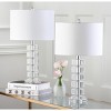 Frances Table Lamp (Set of 2) - 25 Inch Height - LIT4364 - Clear/Off White - Safavieh - 2 of 4
