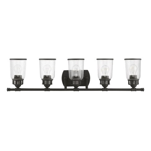 Livex Lighting Lawrenceville 5 - Light Vanity in  Black - image 1 of 1