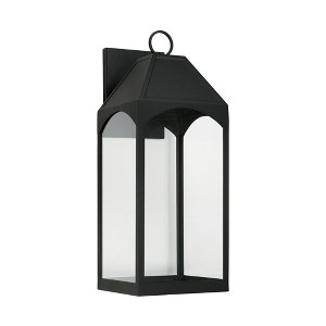 Capital Lighting Burton 1 - Light Wall Light in  Black - 1 of 4