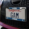 Ithaca College Alumni Design Full Size Standard License Plate Metal Frame - 3 of 4