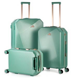Oumilen Hardside Spinner Luggage Sets in Mint, 3 Piece - TSA Lock - 1 of 1