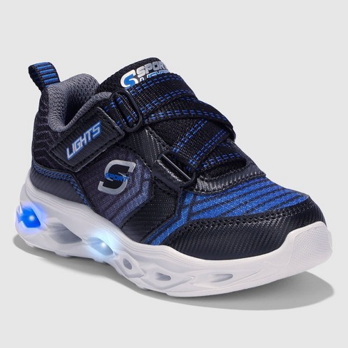 S Sport By Skechers Toddler Boys' Craig Light-up Sneakers - Blue : Target