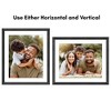 Americanflat 20x24 Picture Frame with Polished Plexiglass, Use as 16x20 Frame with Mat or 20x24 Frame Without Mat, Hudson Collection, Black - 4 of 4