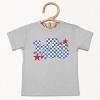 The Juniper Shop Patriotic 1776 Checkered Toddler Short Sleeve Tee - 2 of 4