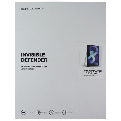 Ringke Invisible Defender Tempered Glass for Apple iPad Air (4th, 2020)/Pro 11in