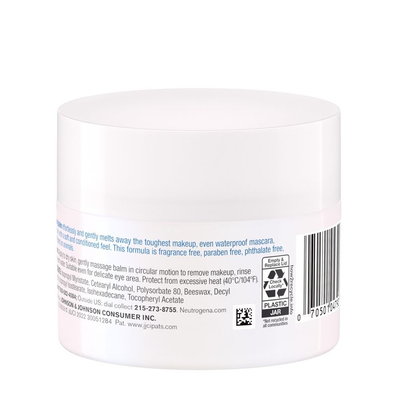 Neutrogena Makeup Melting Cleansing Balm - Fragrance Free - 2.6 oz, 3 of 10
