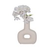 Sagebrook Home 8" Dolomite Open Cut-Out Vase Contemporary Abstract Table - 2 of 4