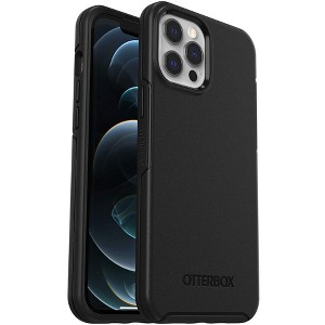 OtterBox SYMMETRY SERIES iPhone 12 Pro Max with MagSafe - Black - Manufacturer Refurbished - 1 of 4