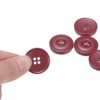 Unique Bargains Resin DIY Craft Flat 4-Hole Sewing Buttons 10 Pcs - 4 of 4