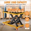 Hydraulic Lift Table Cart, 300/500/1100 lbs Capacity 28.5" Lifting Height, Manual Single Scissor Lift Table with Wheels & Non-Slip Pad for Handling - 2 of 4