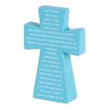 Dicksons TTCR-358 ABC's Of Christianity White And Sky Blue 6 x 4 Resin Wedge Shaped Cross Decorative Tabletop Plaque Home Décor - 2 of 3