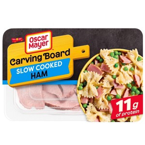 Oscar Mayer Carving Board Slow Cooked Ham Sliced Lunch Meat - 7.5oz - 1 of 4
