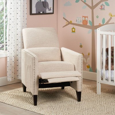 Modern Unholstered Push Back Recliner with Fabric for living room-Christopher Knight Home