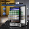 Simzlife 24in Under Counter 180 Cans Stainless Steel Mini Fridge Countertop Drink Cooler - image 2 of 4