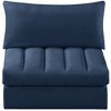 Meridian Furniture,Jacob Velvet Armless - 4 of 4