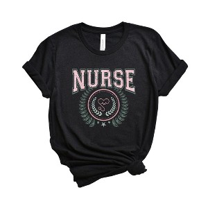 Simply Sage Market Women's Nurse Grunge Short Sleeve Graphic Tee - 1 of 2