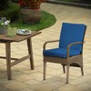 ARDEN Basics Outdoor Midback Dining Chair Cushion, 19.5 x 17, Water Repellent and Fade Resistant - 2 of 4