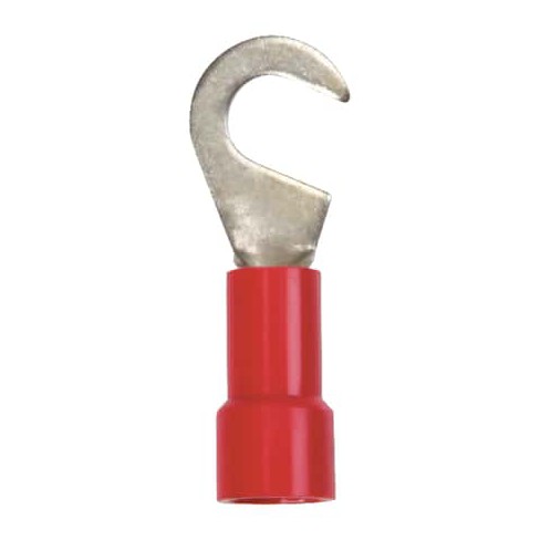 Jandorf 22-18 Ga. Insulated Wire Terminal Hook Red 5 Pk : Target