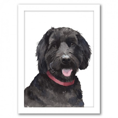 Americanflat Molly Pet Portrait By Cami Monet White Frame Wall Art Target