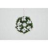 GustoWave 24 in Christmas Wreath with Light,Front Door Lighted Wreath with Pine Cones Flower Cypress Leaves Christmas Ball,Christmas Decorations - 2 of 2