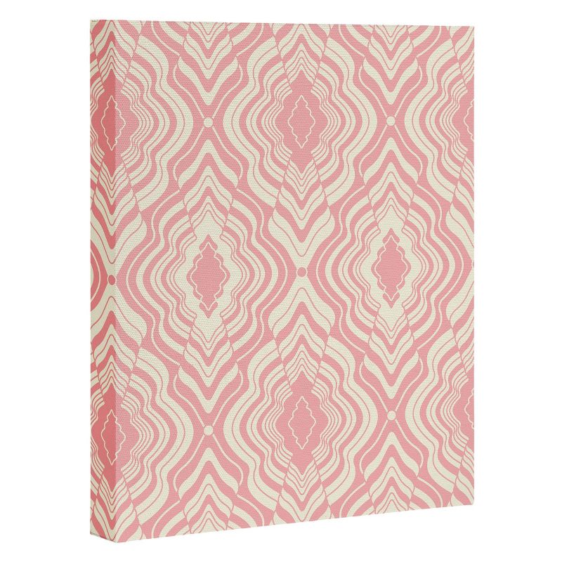 Jenean Morrison Wave of Emotions Unframed Wall Canvas Pink - Deny Designs, 1 of 6