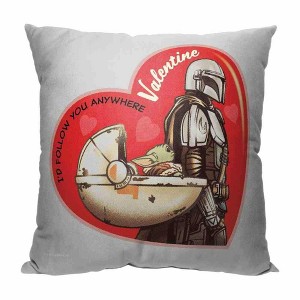 Disney Star Wars The Mandalorian This Is The Way Throw Pillow 18x18 Inches - 1 of 2