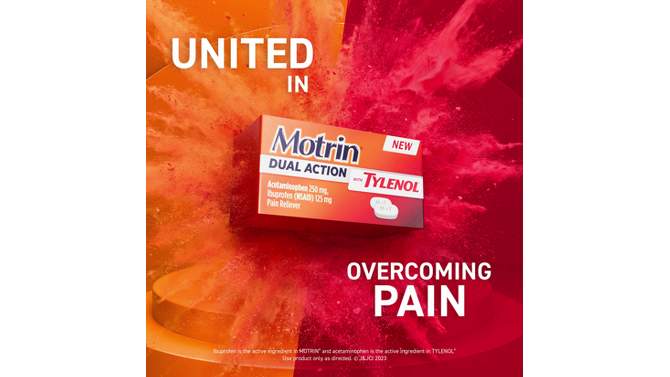 Motrin Acetaminophen Dual Action with Tylenol Pain Reliever, 2 of 11, play video