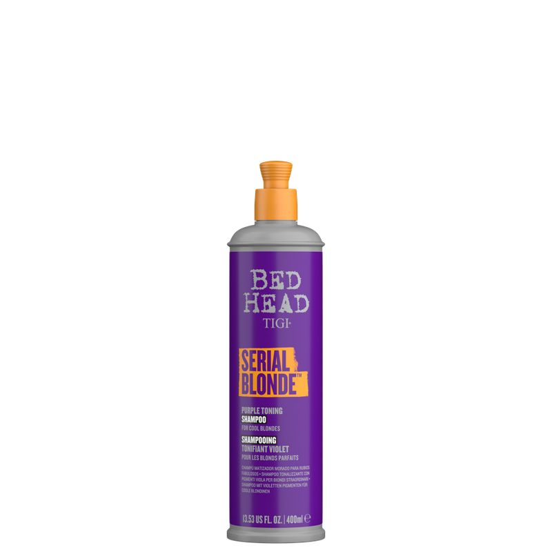 Bed Head by TIGI Serial Blonde Purple Shampoo for Cool Blonde Hair 13.53 fl oz (Pack of 2), 1 of 6