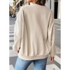 Women's The Bow Sweatshirt - EN CREME - 2 of 4