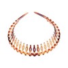 Unique Bargains Women's Small Waves Anti-Slip Toothed Hairband Amber 1 Pc - 4 of 4