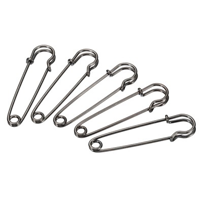 Unique Bargains Large Metal Sturdy Sewing Safety Pins for Blankets 50 Pcs