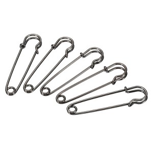 Unique Bargains Large Metal Sturdy Sewing Safety Pins for Blankets 50 Pcs - 1 of 4