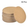 Unique Bargains Thickened Cork Self-Adhesive Round Coasters for Tableware - 3 of 4