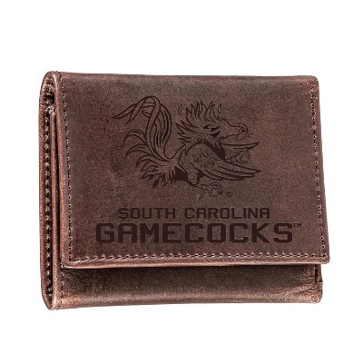 Evergreen University of South Carolina Crazy Horse Collection Tri-Fold Wallet