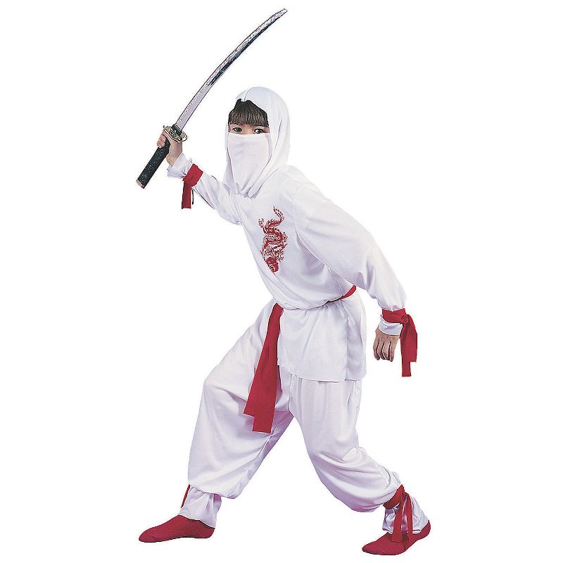 Fun World Boys' Deluxe Dragon Ninja Costume, 1 of 2