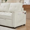 78.75" Convertible L-Shaped Sleeper Sectional Sofa with USB Charging - 4 of 4