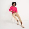 Lands' End Women's Cotton Drifter Crew Cable Pullover Sweater - 4 of 4