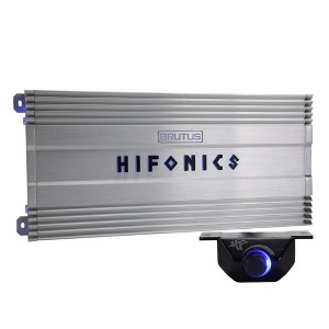 Hifonics BG-4000.1D Brutus Gamma Monoblock Super D Class 4000 Watt Car Audio Sound System Subwoofer Speaker Amp with Bass Knob, Remote - 1 of 4