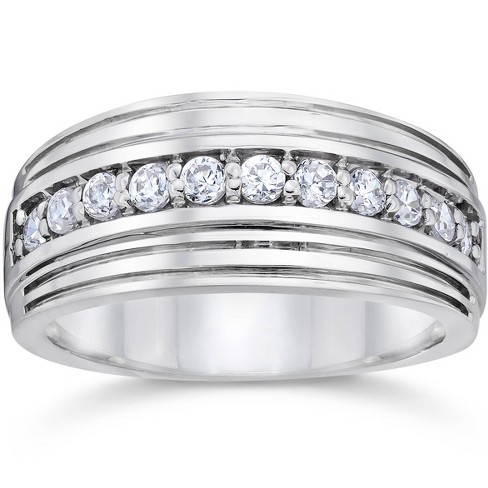 Mens wedding bands on sale target