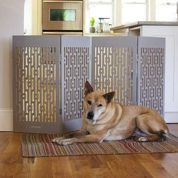 Cardinal Gates Decorative Freestanding Pet Gate - Expandable Indoor Barrier for Small to Medium Pets