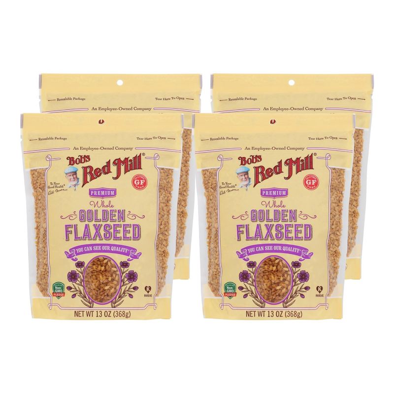 Bob's Red Mill Golden Flax Seeds Gluten Free - Case of 4/13 oz, 1 of 7