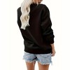 Plus Size Sweatshirts Tops with Crew Neck Long Sleeve Nummer 23 Graphic Print Pullover Sweat Shirts Slogan Plus Size Sweatshirts - 2 of 2